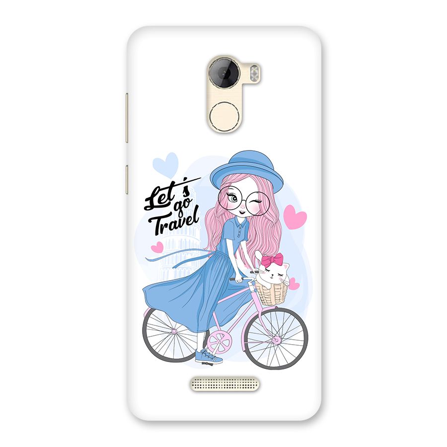 Lets Go Travel Back Case for Gionee A1 LIte