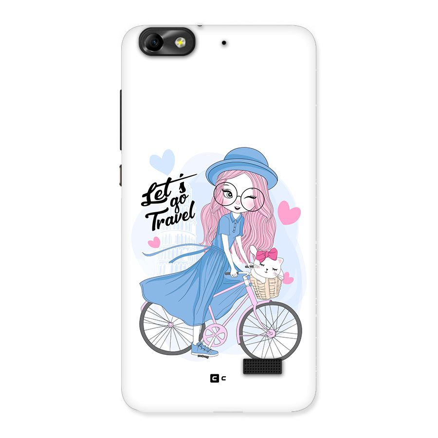 Lets Go Travel Back Case for Honor 4C