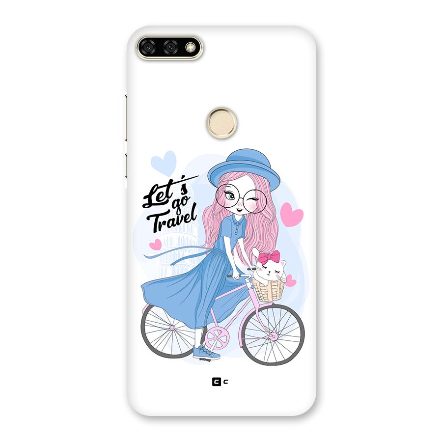 Lets Go Travel Back Case for Honor 7A