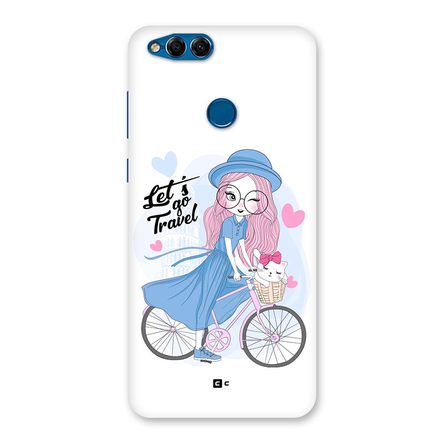 Lets Go Travel Back Case for Honor 7X