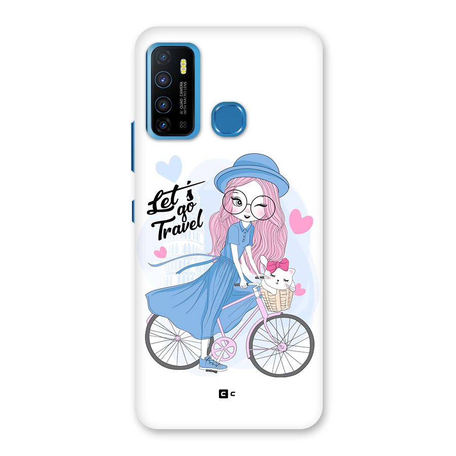 Lets Go Travel Back Case for Infinix Hot 9