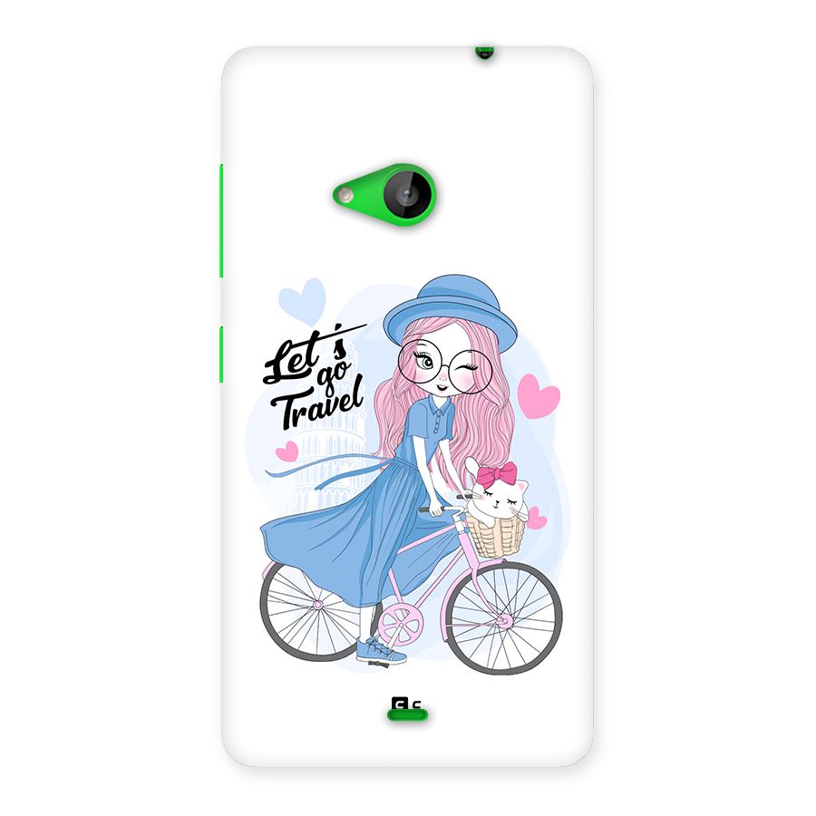 Lets Go Travel Back Case for Lumia 535