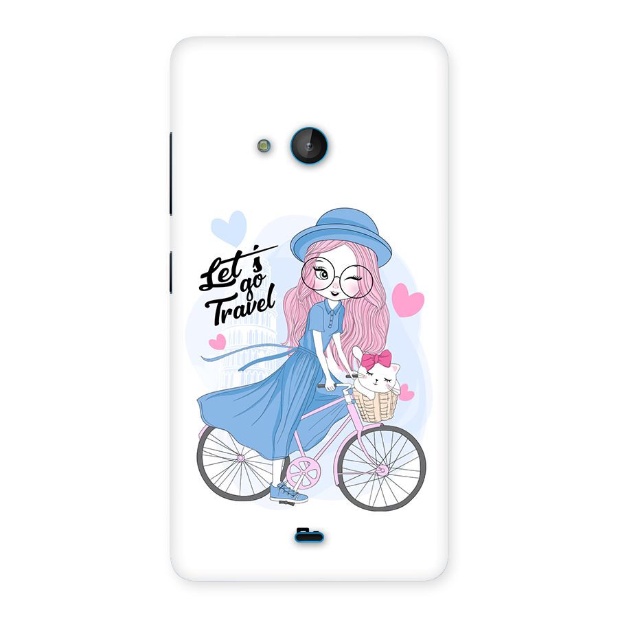 Lets Go Travel Back Case for Lumia 540