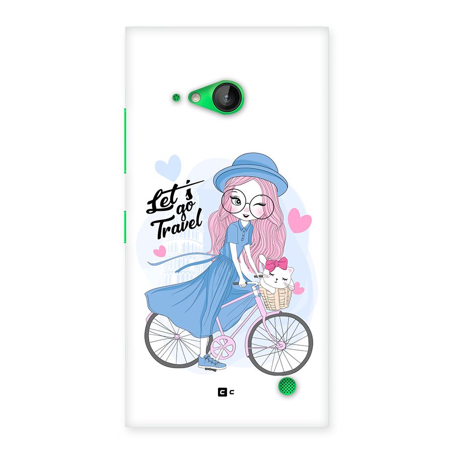 Lets Go Travel Back Case for Lumia 730