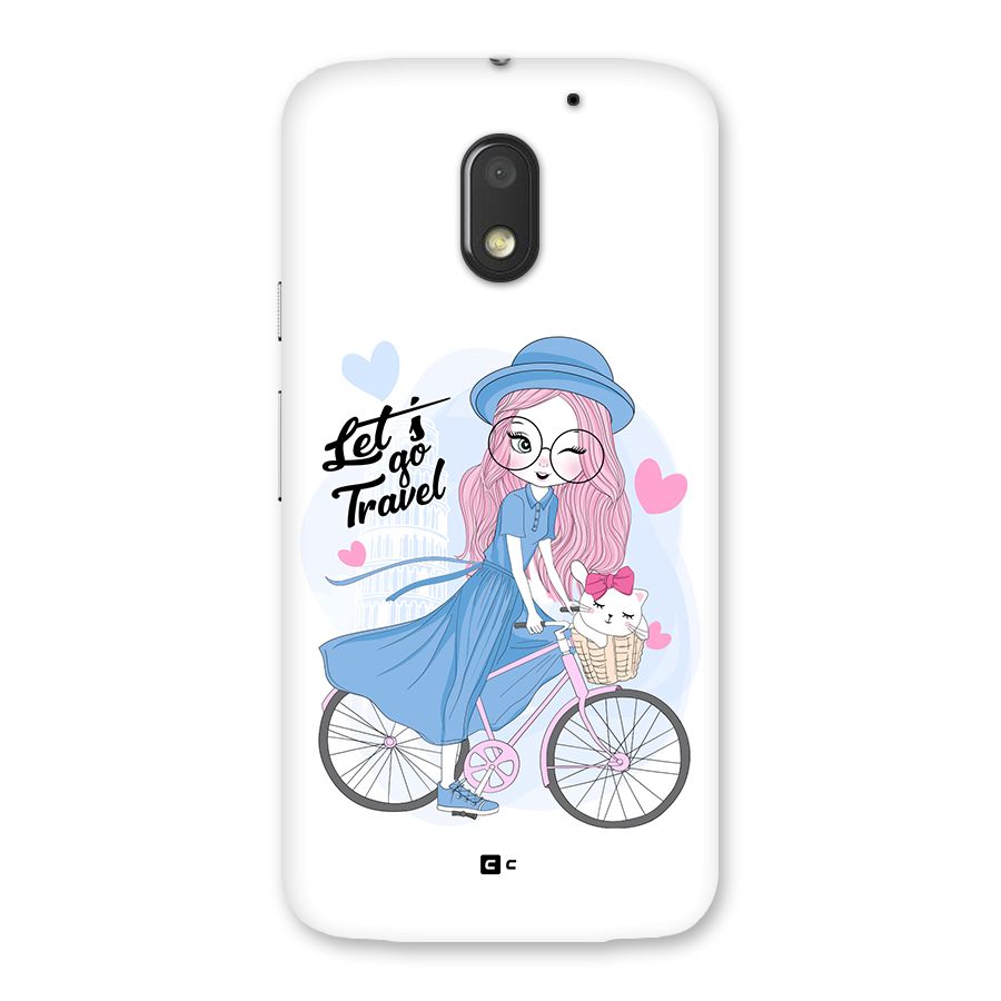 Lets Go Travel Back Case for Moto E3 Power