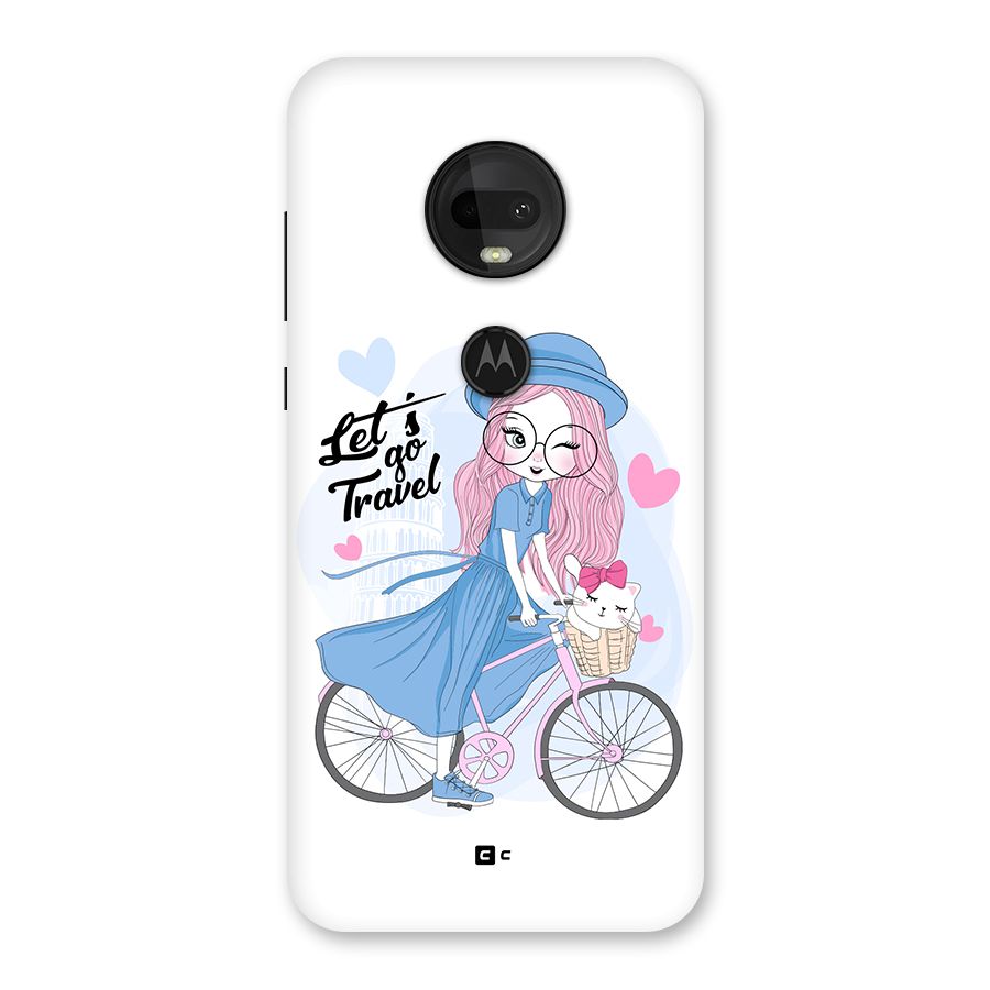 Lets Go Travel Back Case for Moto G7