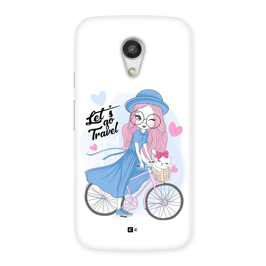 Lets Go Travel Back Case for Moto G 2nd Gen