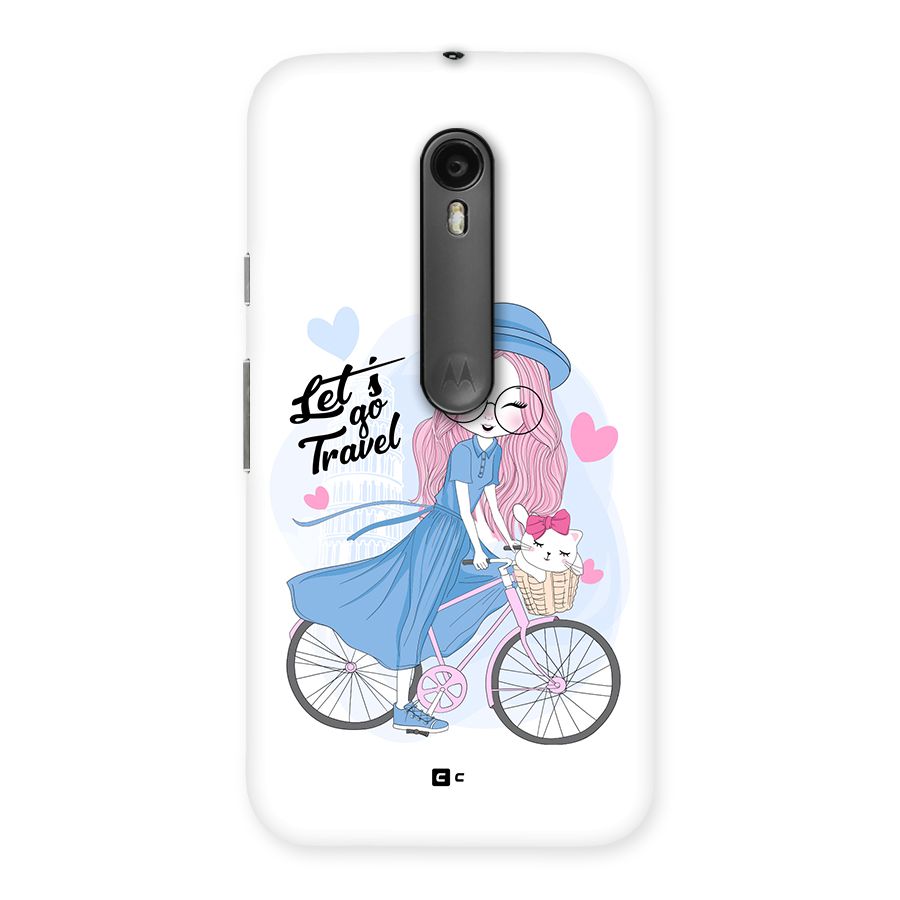 Lets Go Travel Back Case for Moto G Turbo