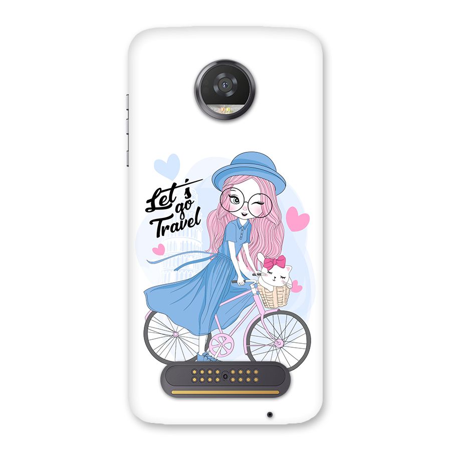 Lets Go Travel Back Case for Moto Z2 Play
