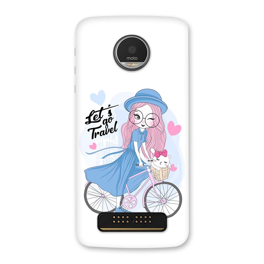Lets Go Travel Back Case for Moto Z Play