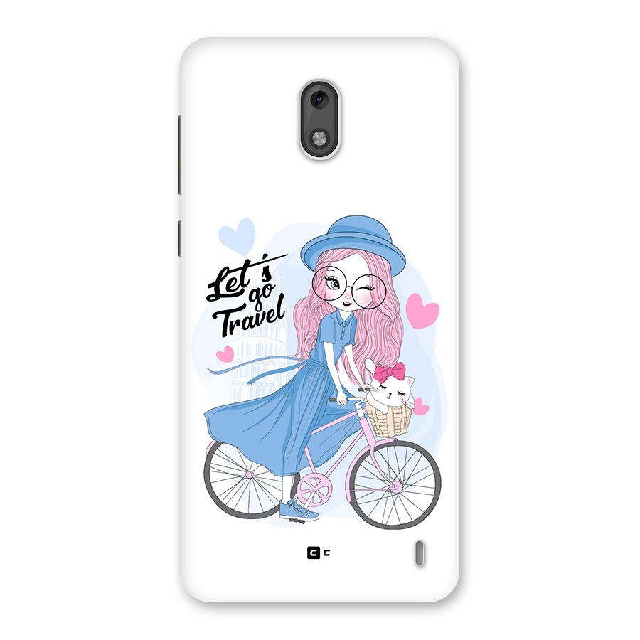 Lets Go Travel Back Case for Nokia 2