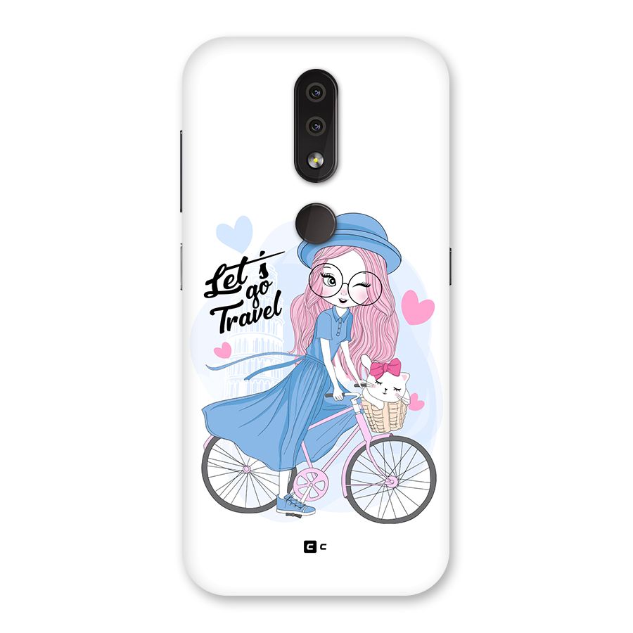 Lets Go Travel Back Case for Nokia 4.2