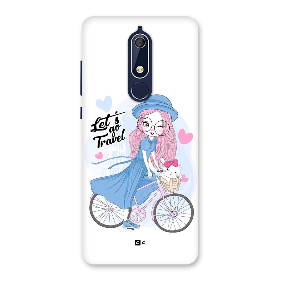 Lets Go Travel Back Case for Nokia 5.1