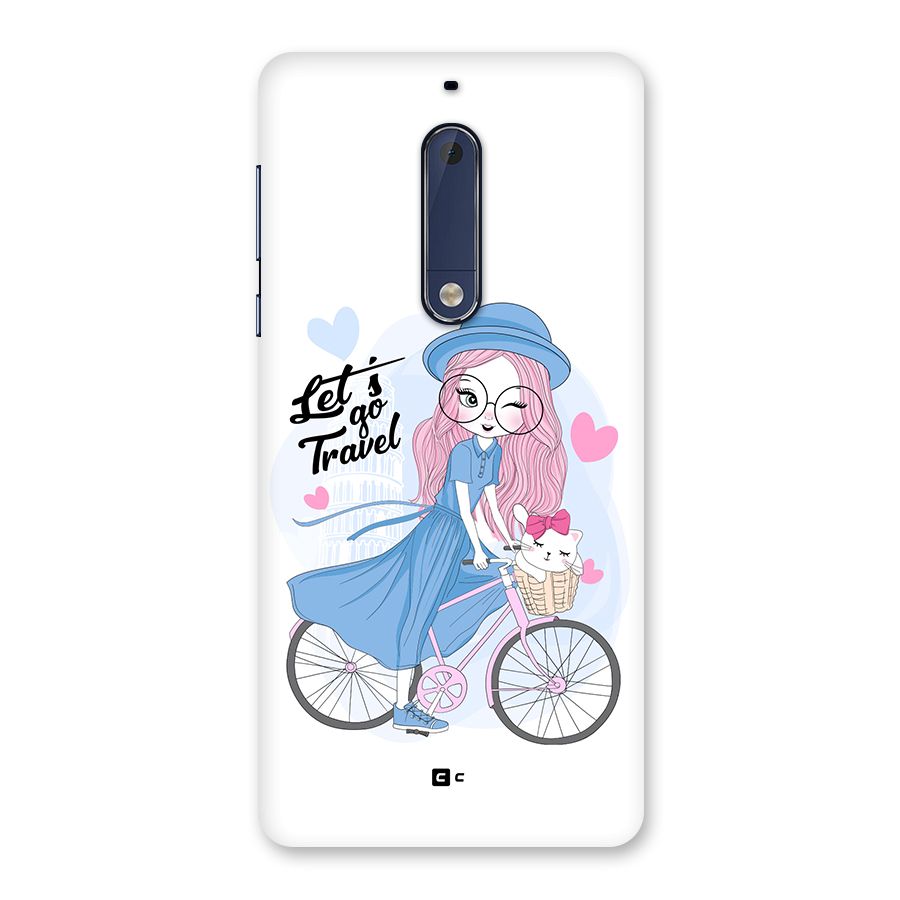 Lets Go Travel Back Case for Nokia 5