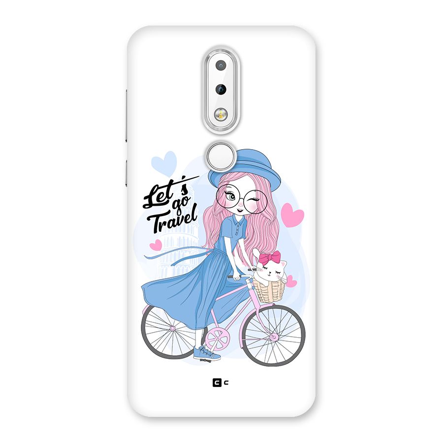 Lets Go Travel Back Case for Nokia 6.1 Plus