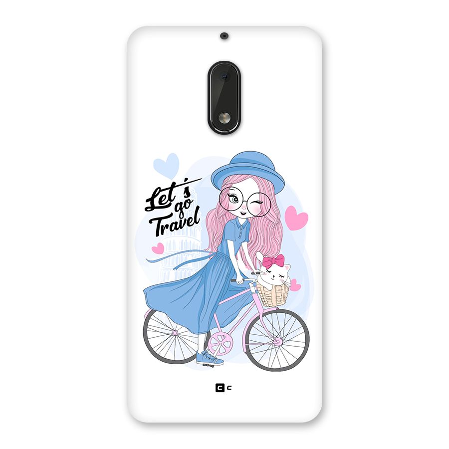 Lets Go Travel Back Case for Nokia 6