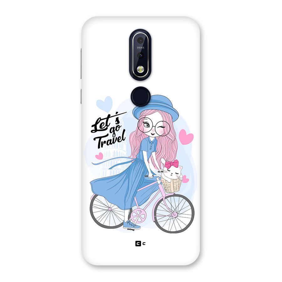 Lets Go Travel Back Case for Nokia 7.1