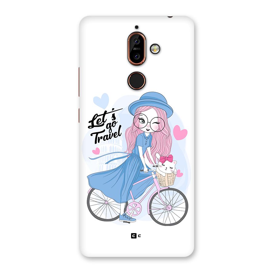 Lets Go Travel Back Case for Nokia 7 Plus