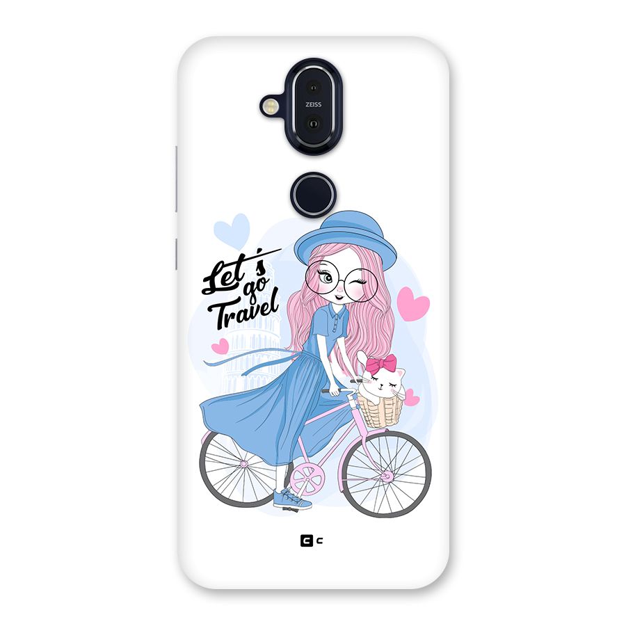 Lets Go Travel Back Case for Nokia 8.1