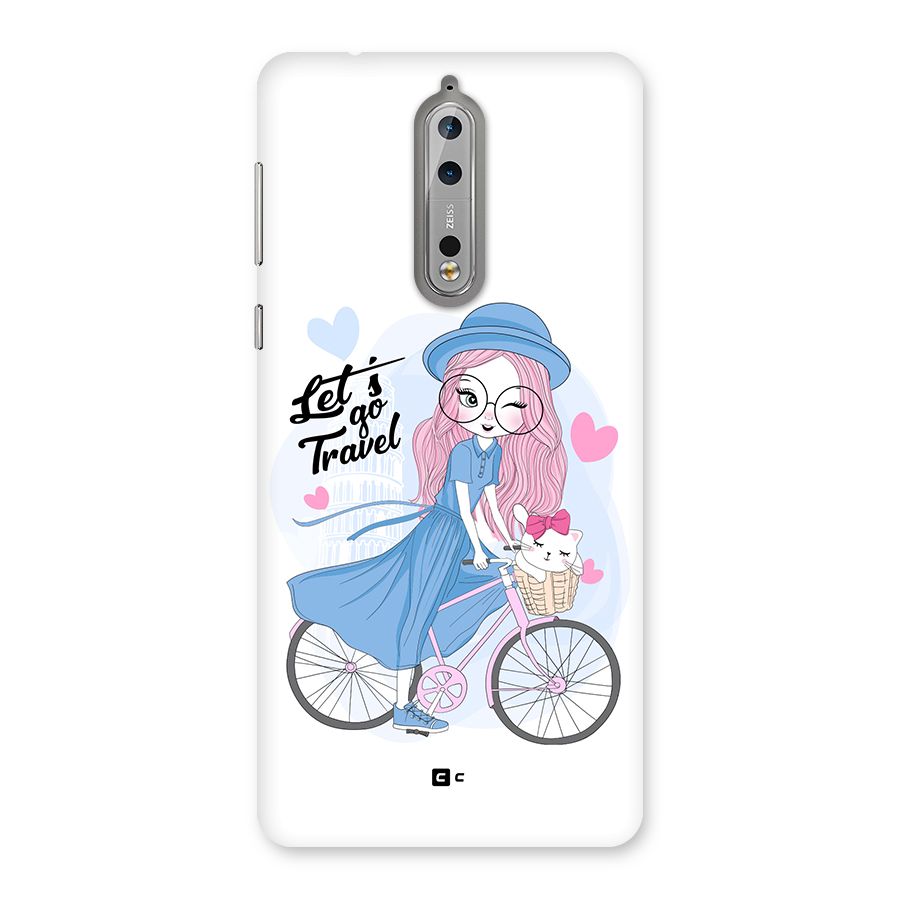 Lets Go Travel Back Case for Nokia 8