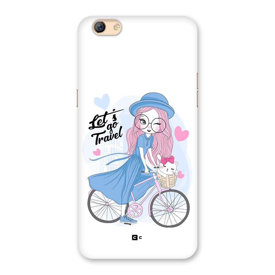 Lets Go Travel Back Case for Oppo F3 Plus