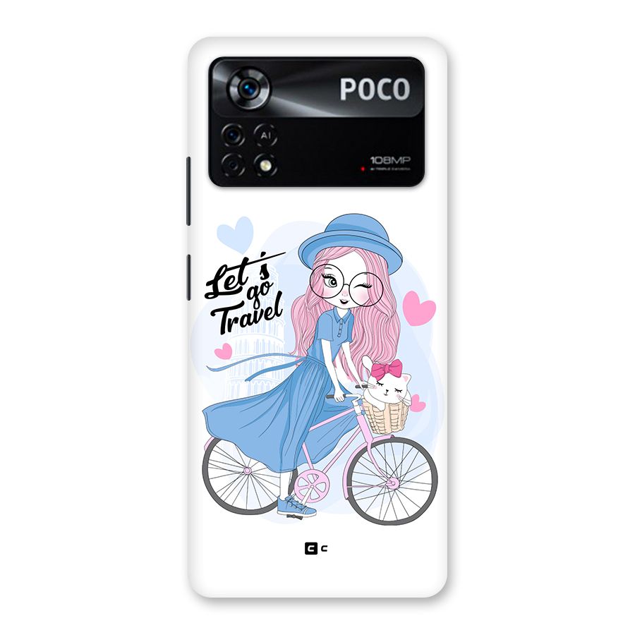 Lets Go Travel Back Case for Poco X4 Pro 5G