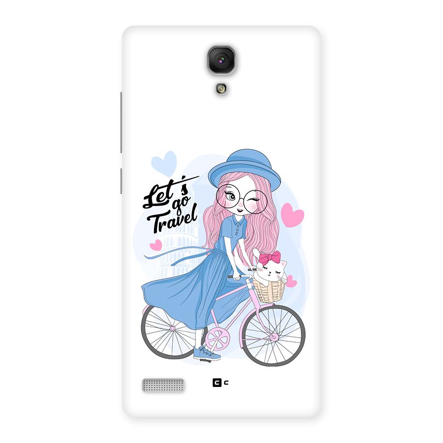 Lets Go Travel Back Case for Redmi Note Prime