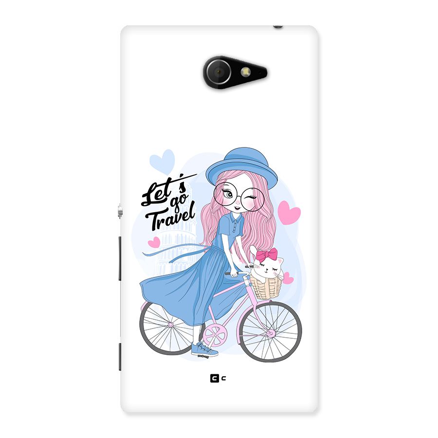 Lets Go Travel Back Case for Xperia M2