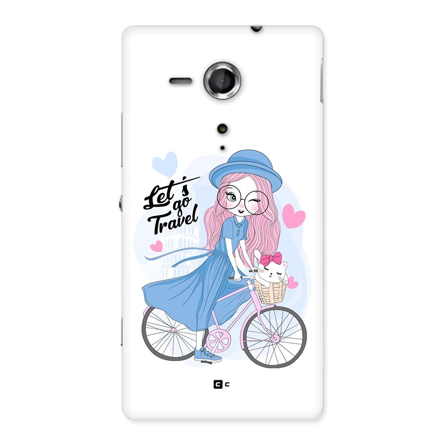 Lets Go Travel Back Case for Xperia Sp