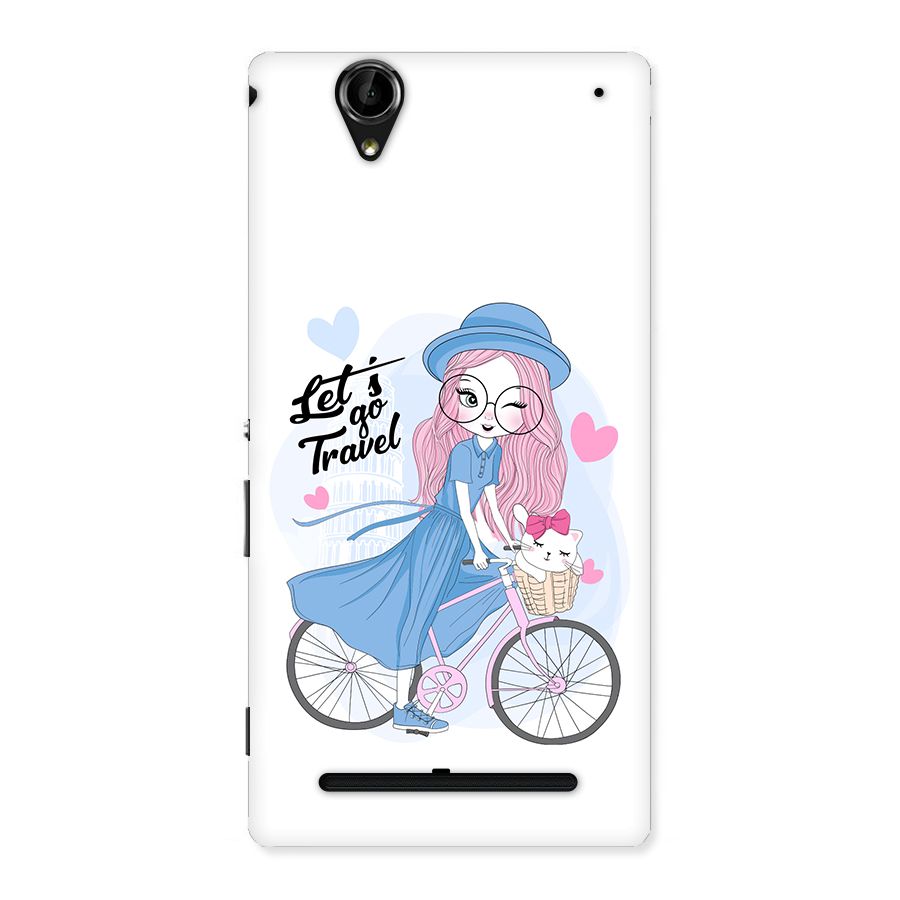 Lets Go Travel Back Case for Xperia T2