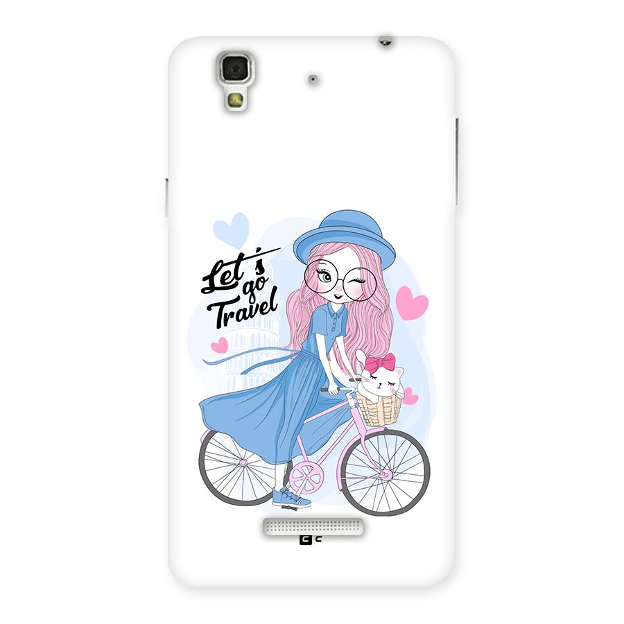 Lets Go Travel Back Case for Yureka