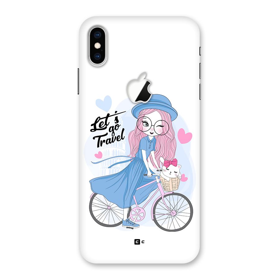 Lets Go Travel Back Case for iPhone XS Max Apple Cut