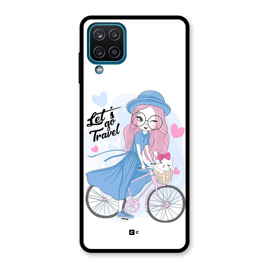 Lets Go Travel Glass Back Case for Galaxy A12