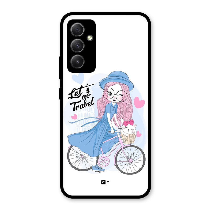 Lets Go Travel Glass Back Case for Galaxy A34