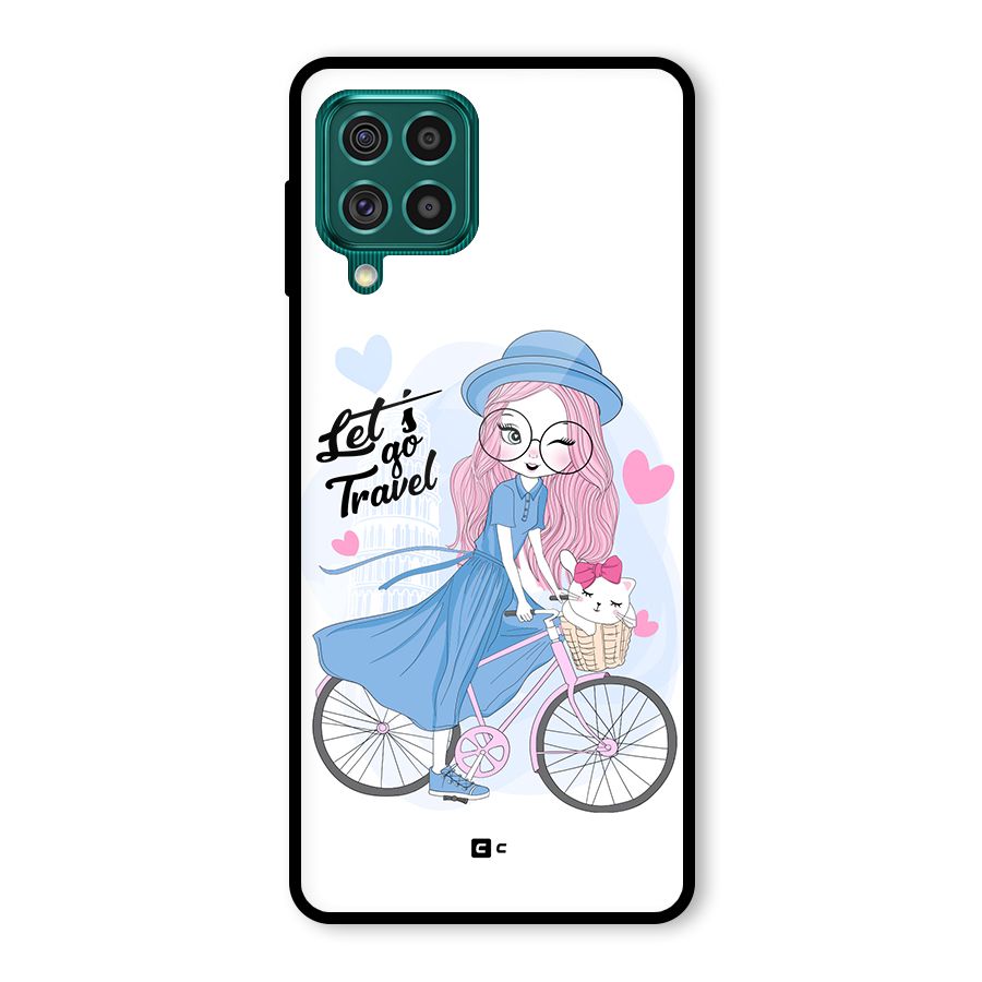Lets Go Travel Glass Back Case for Galaxy F62