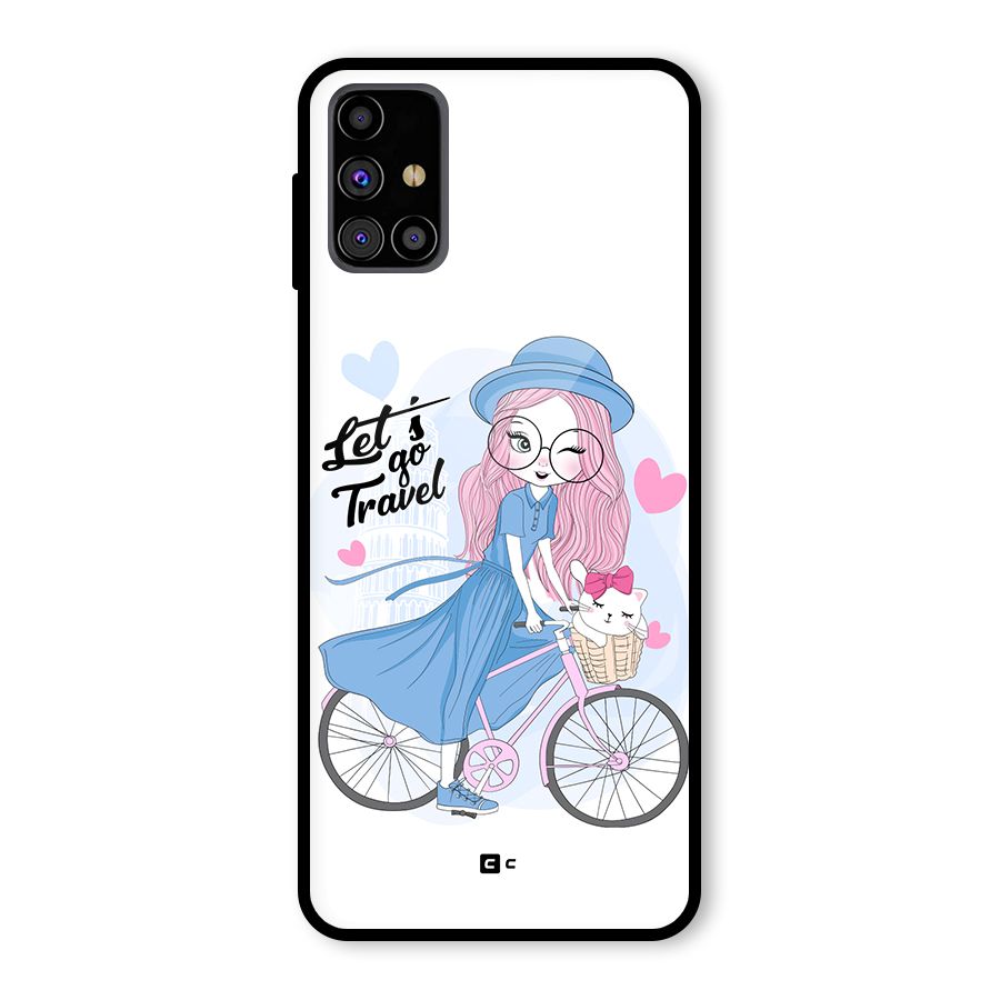 Lets Go Travel Glass Back Case for Galaxy M31s