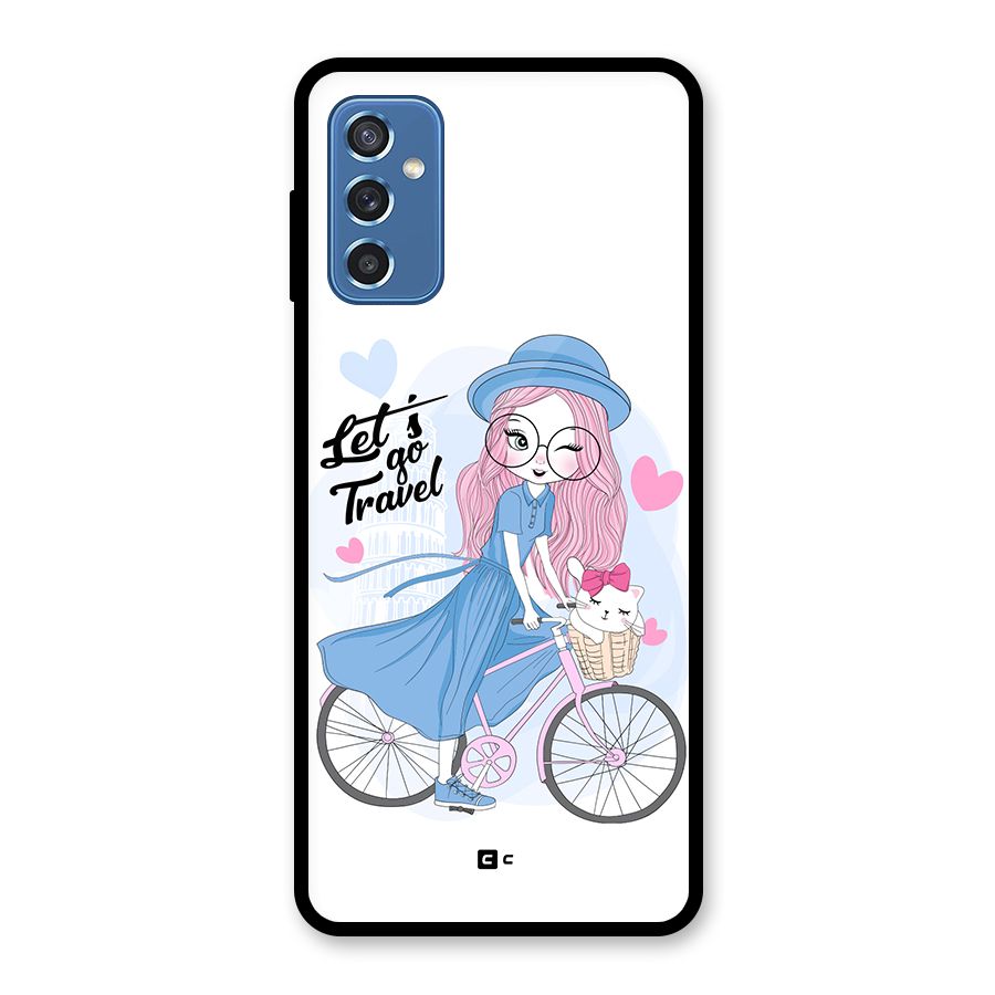 Lets Go Travel Glass Back Case for Galaxy M52 5G