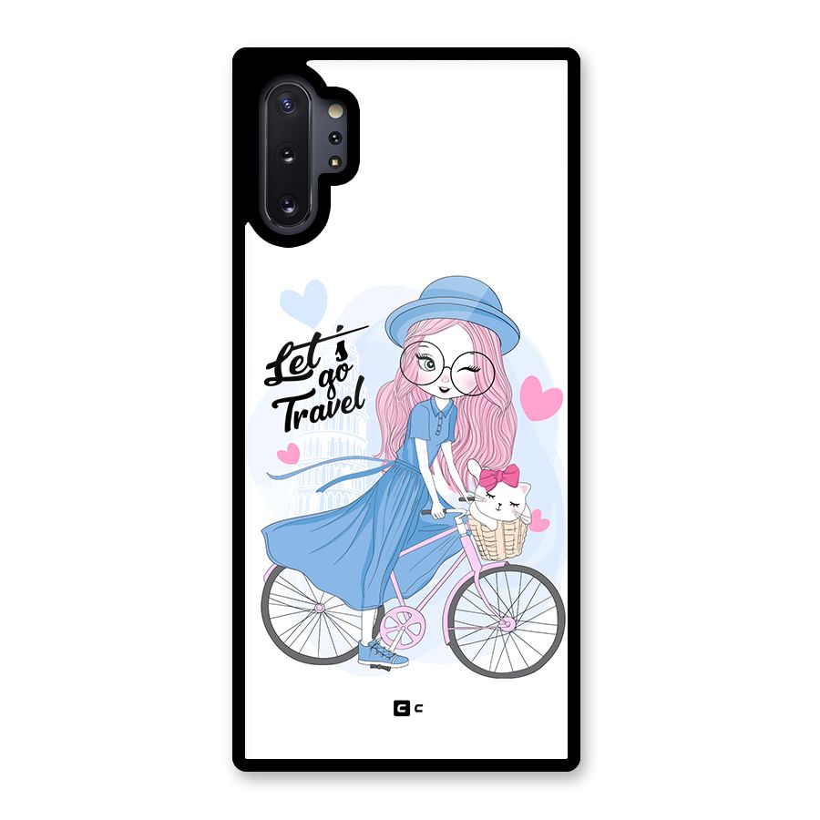 Lets Go Travel Glass Back Case for Galaxy Note 10 Plus