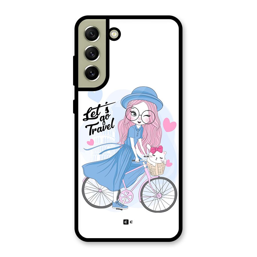Lets Go Travel Glass Back Case for Galaxy S21 FE 5G