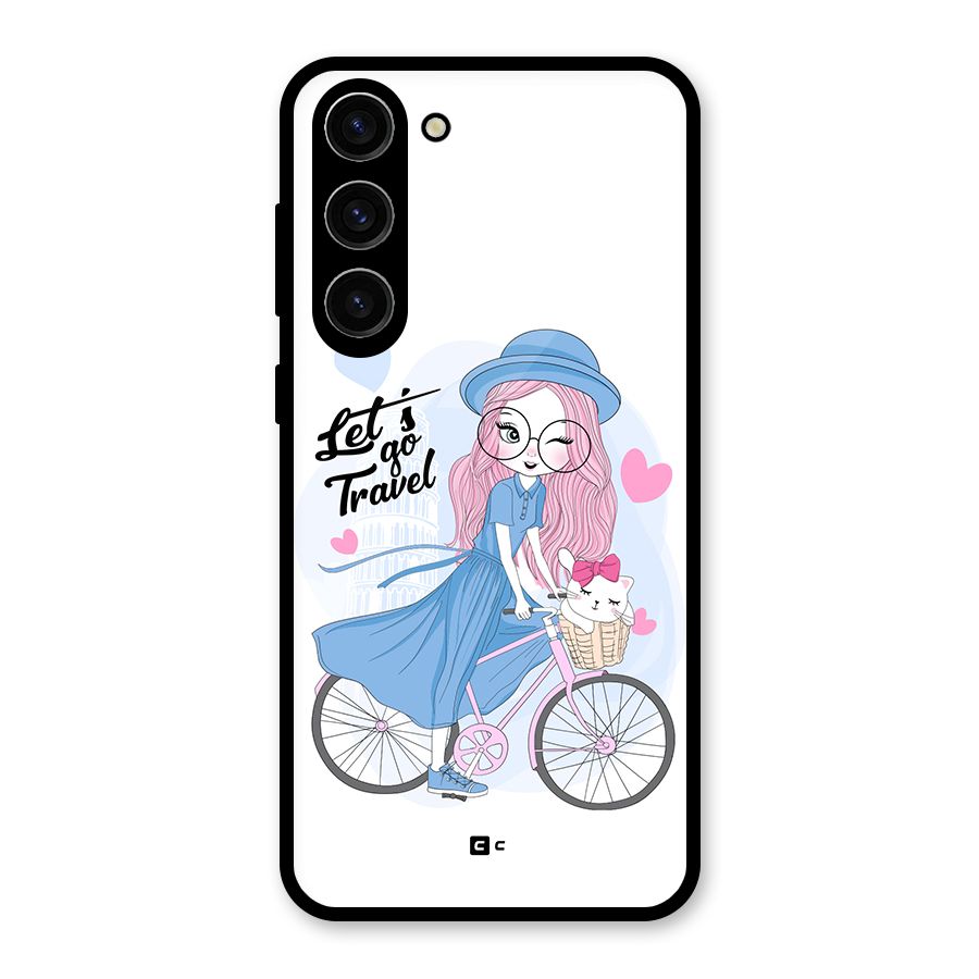 Lets Go Travel Glass Back Case for Galaxy S23 Plus