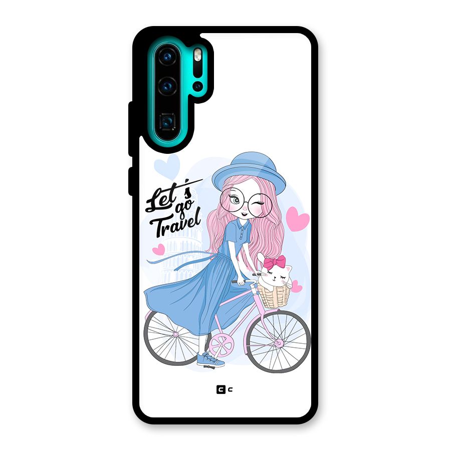 Lets Go Travel Glass Back Case for Huawei P30 Pro