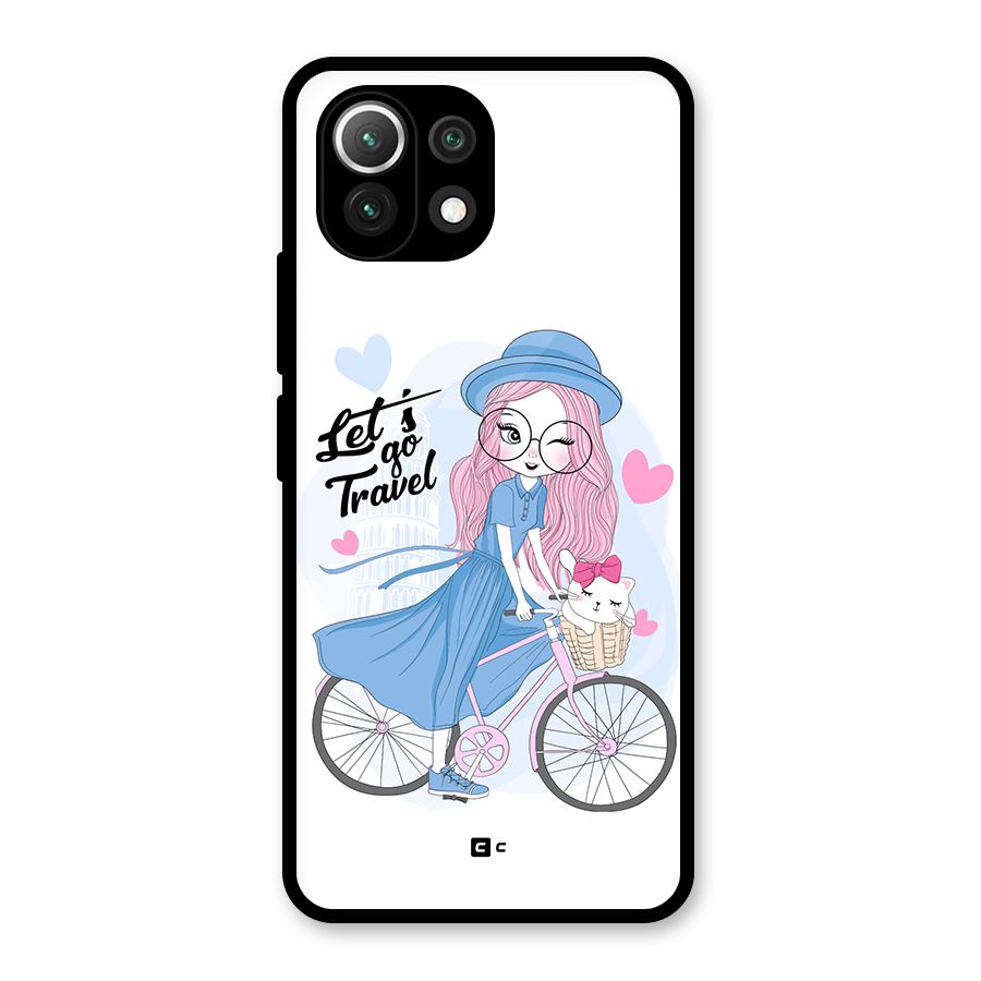 Lets Go Travel Glass Back Case for Mi 11 Lite NE 5G