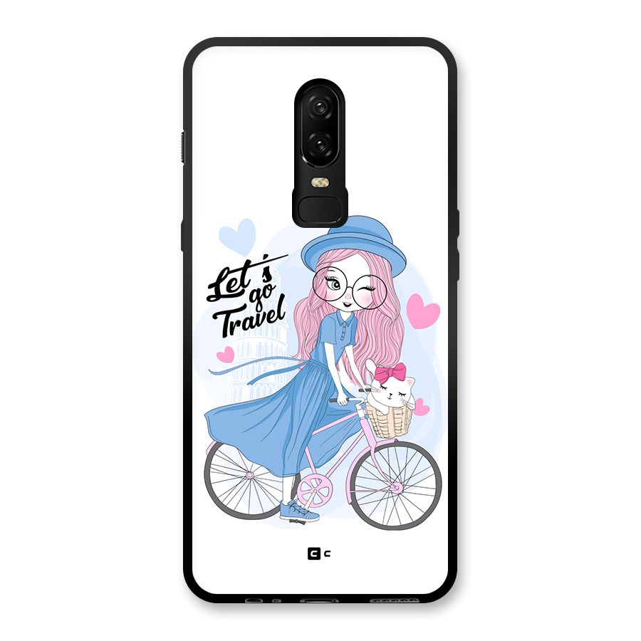 Lets Go Travel Glass Back Case for OnePlus 6