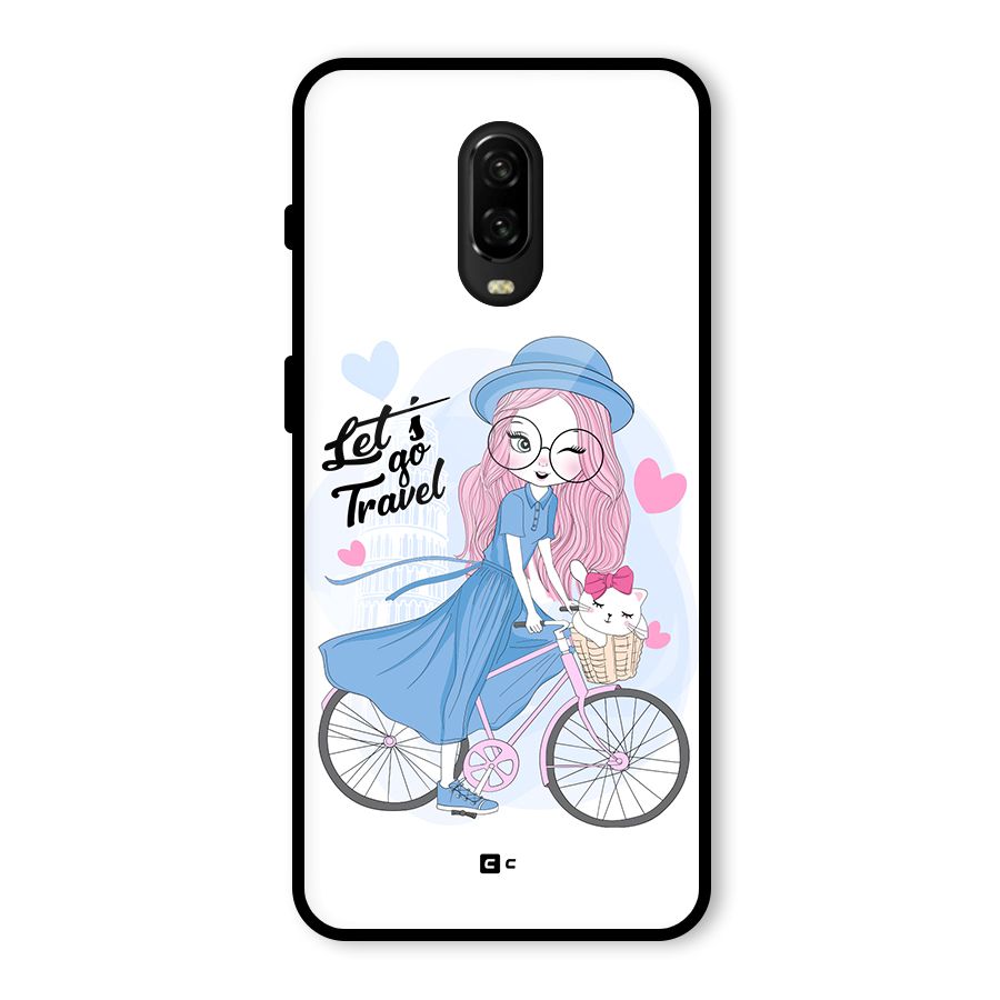 Lets Go Travel Glass Back Case for OnePlus 6T