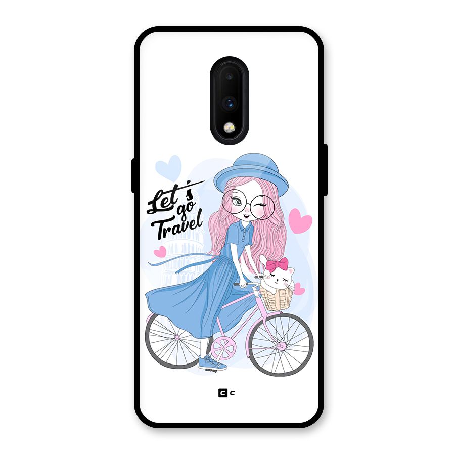 Lets Go Travel Glass Back Case for OnePlus 7