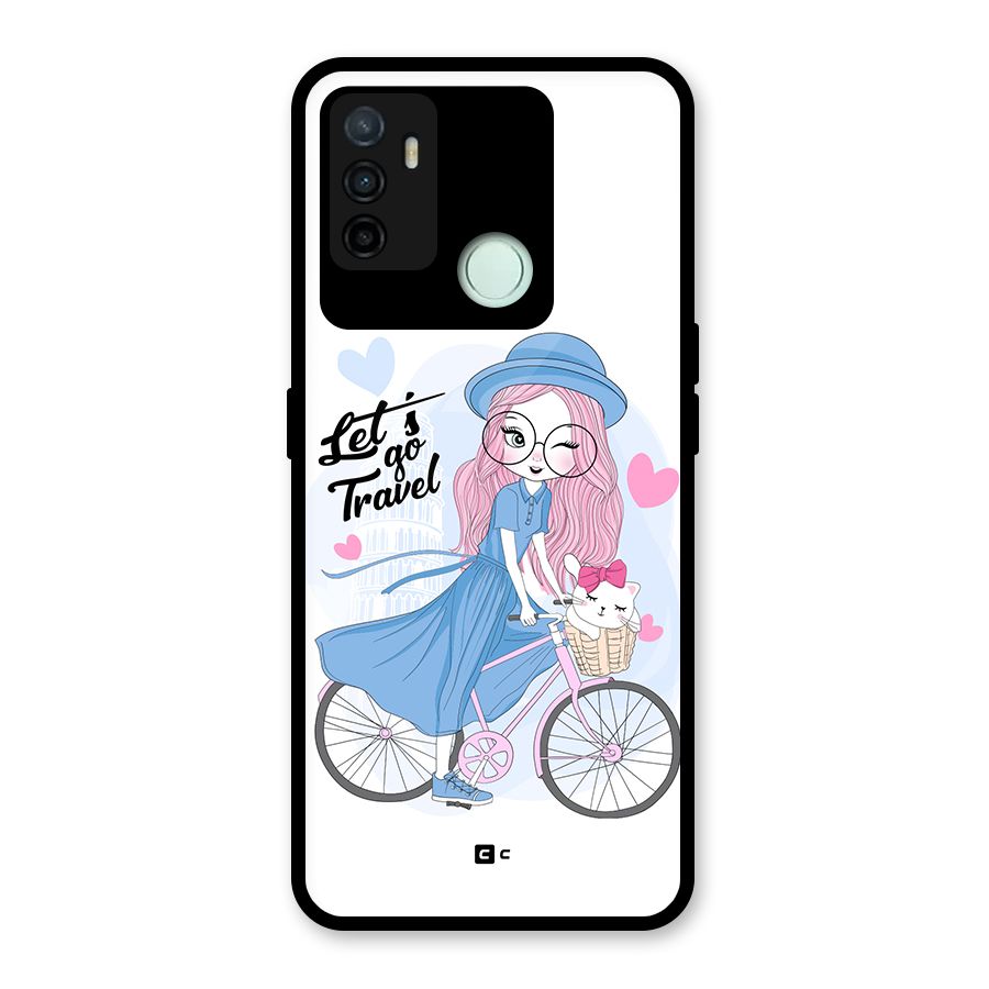 Lets Go Travel Glass Back Case for Oppo A53