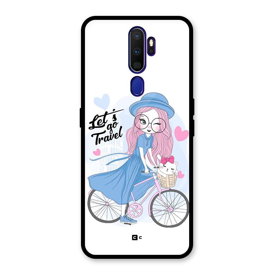 Lets Go Travel Glass Back Case for Oppo A9 (2020)