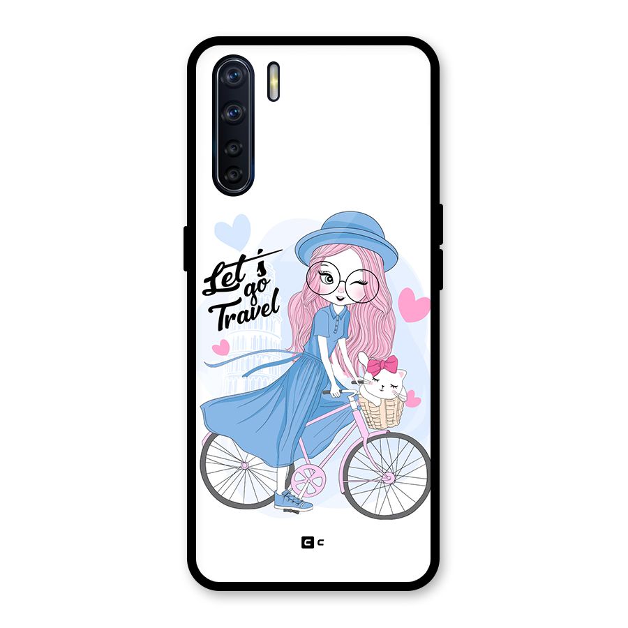 Lets Go Travel Glass Back Case for Oppo F15