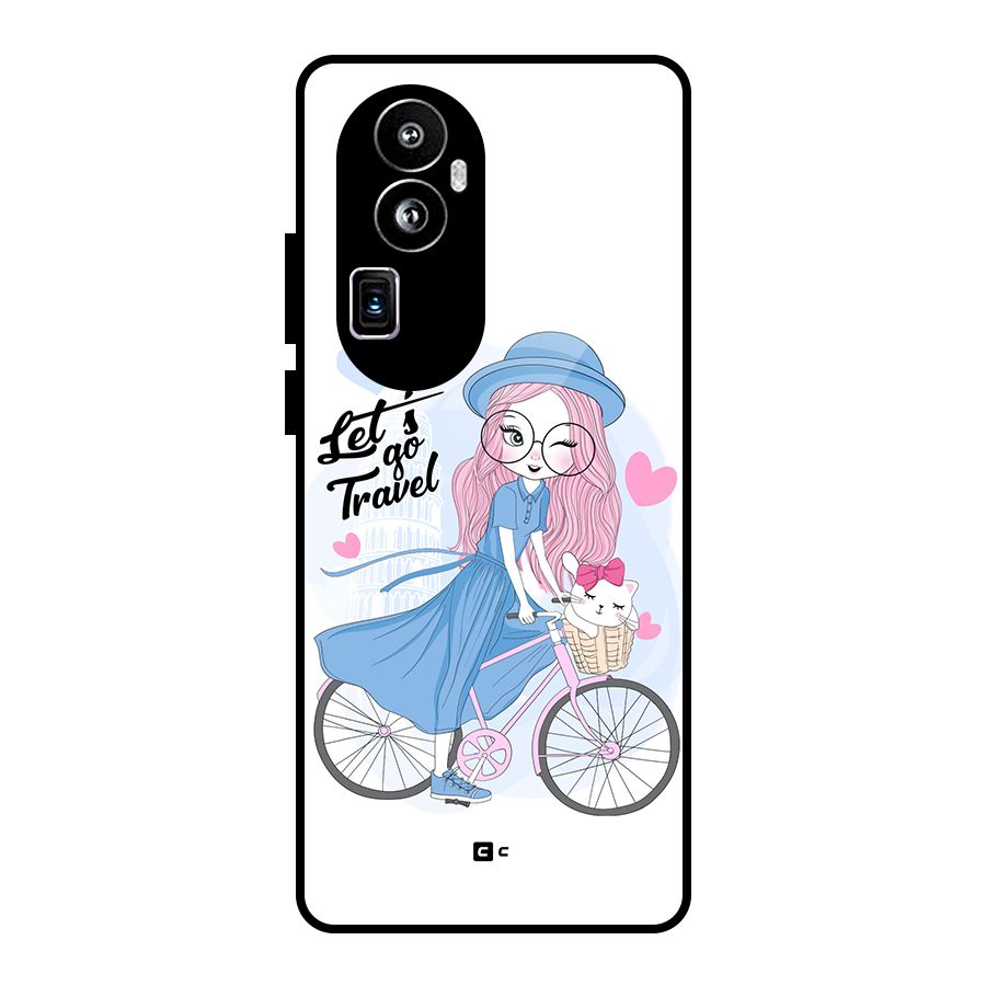Lets Go Travel Glass Back Case for Oppo Reno10 Pro Plus