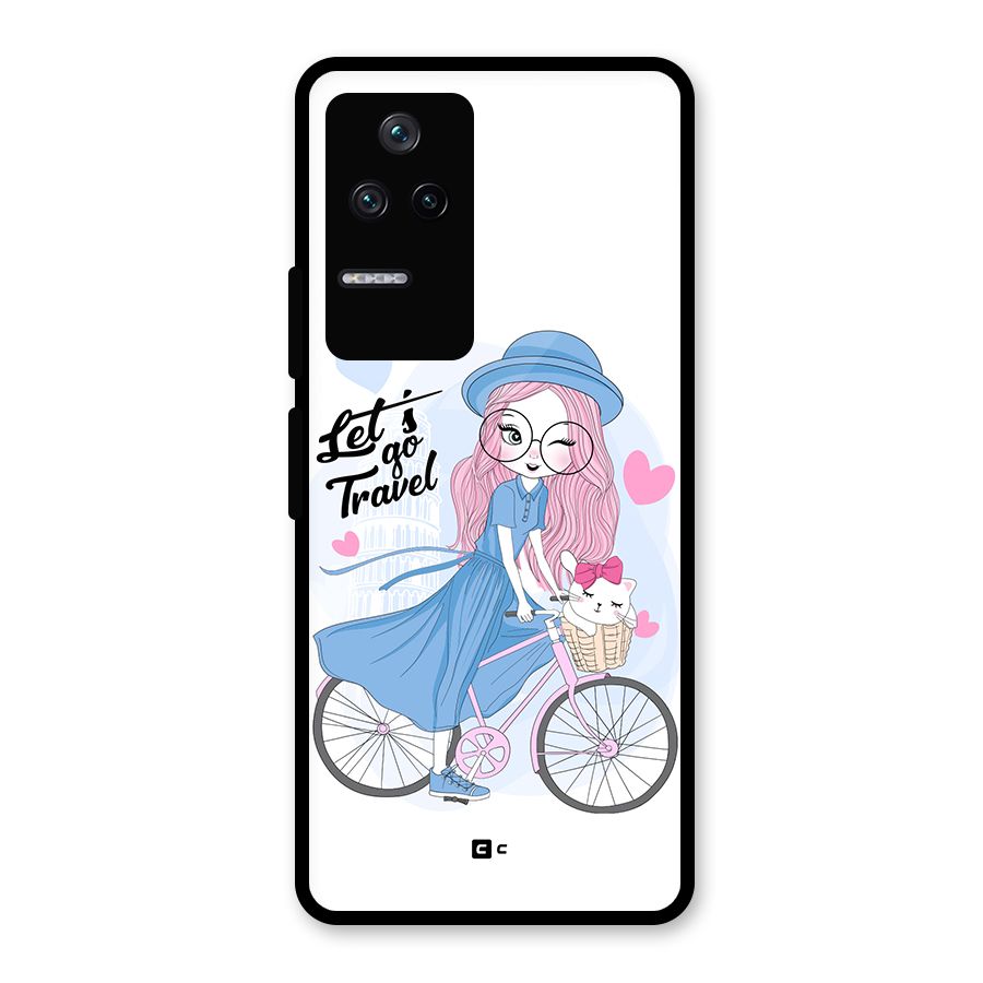 Lets Go Travel Glass Back Case for Poco F4 5G